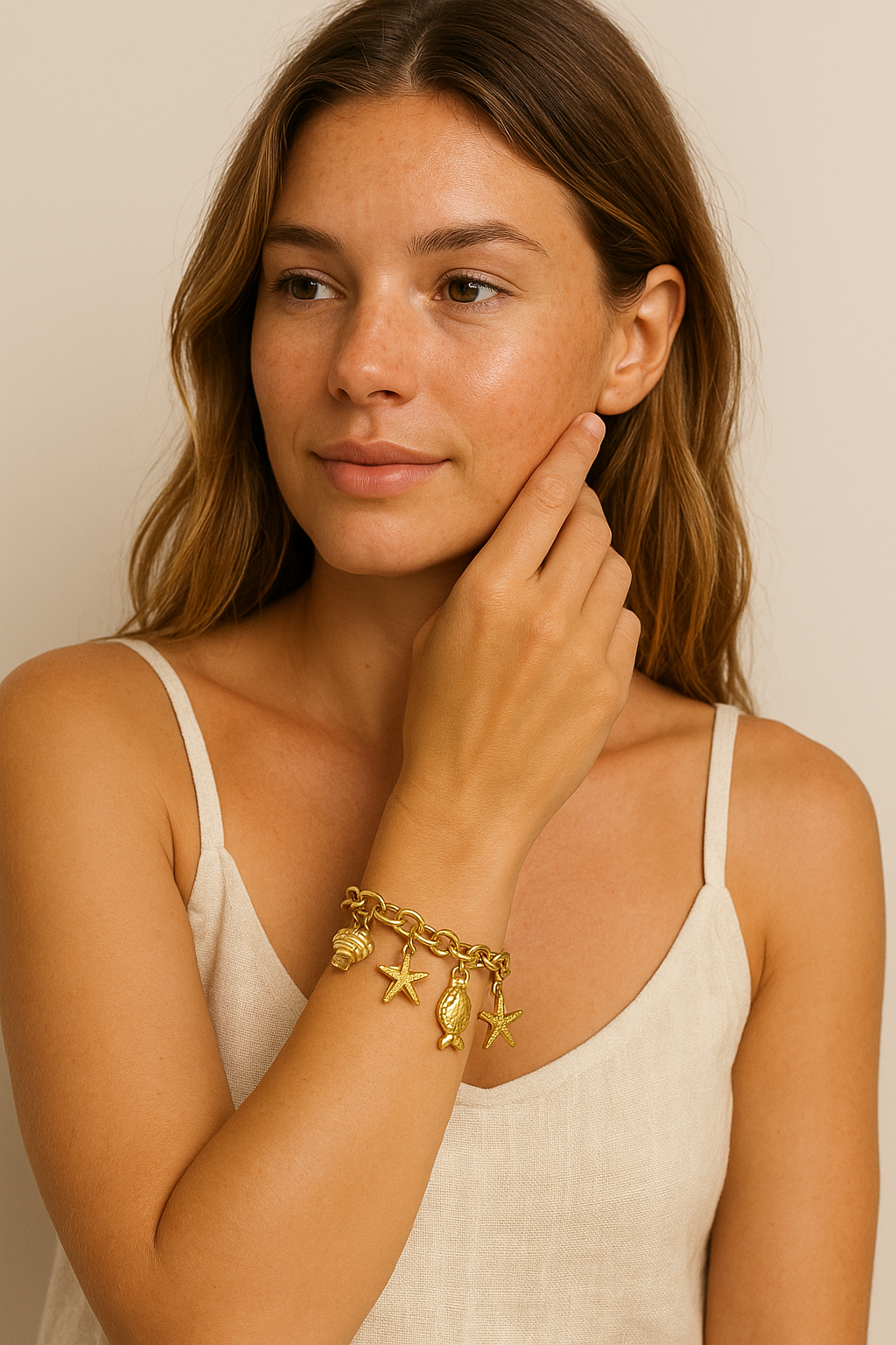 Bracciale Sonaglio Sirena Oro