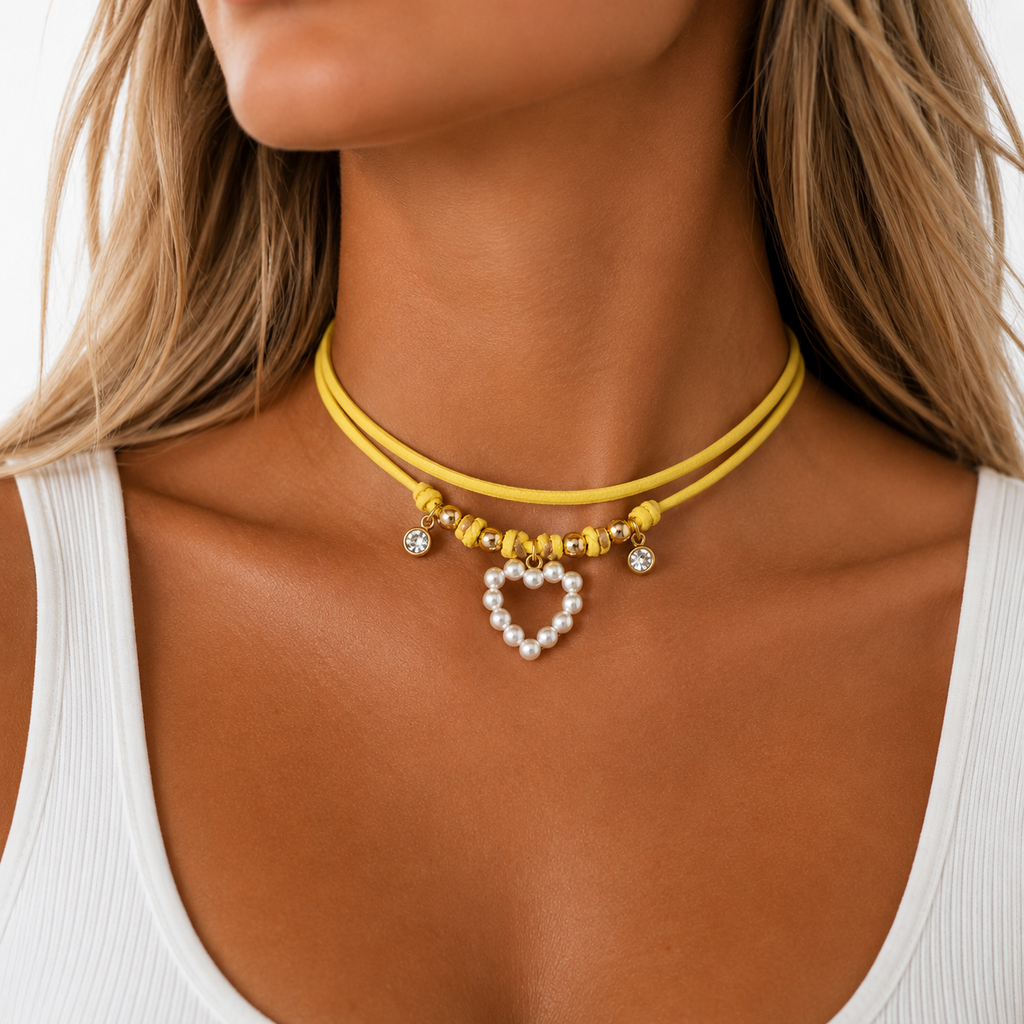 Goldene Schleifenkette