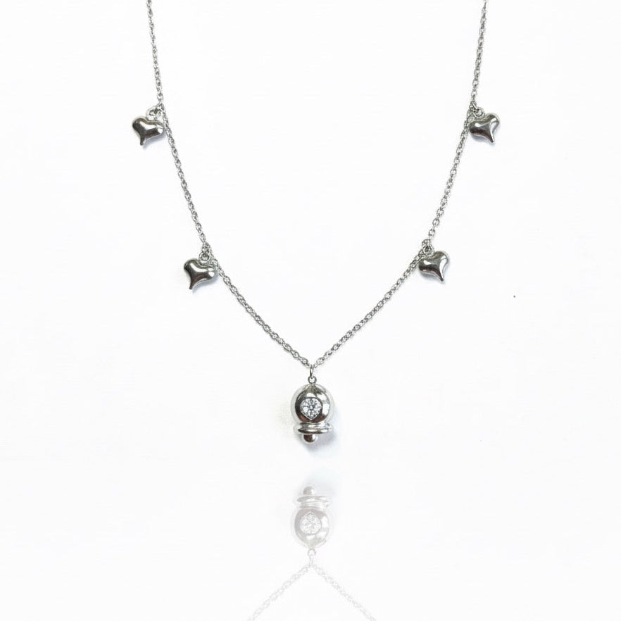 Collana Campanella Sonaglio Argento