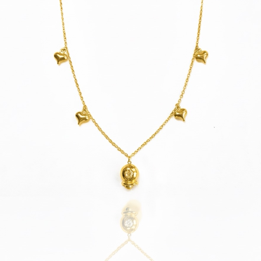 Collana Campanella Sonaglio Oro