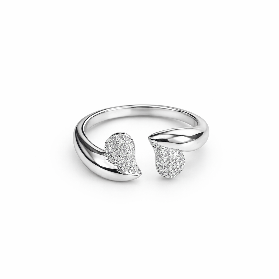 Anello Couple Zirconato