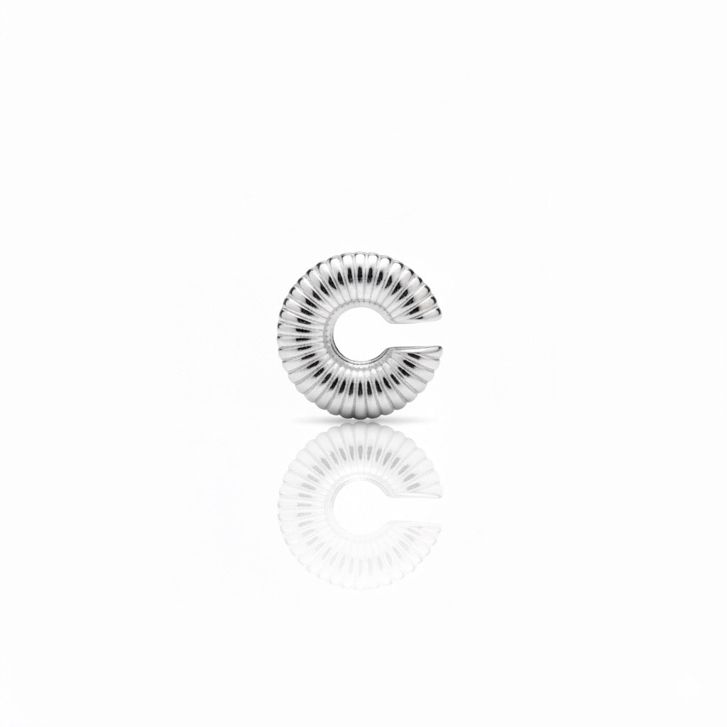 EarCuff Rigato Argento
