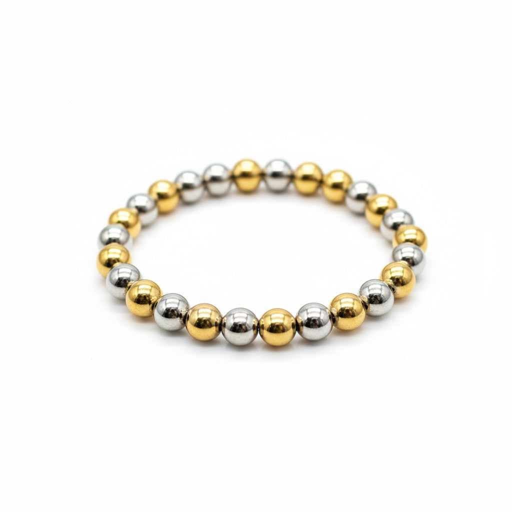 Bracciale Sfere Bicolor