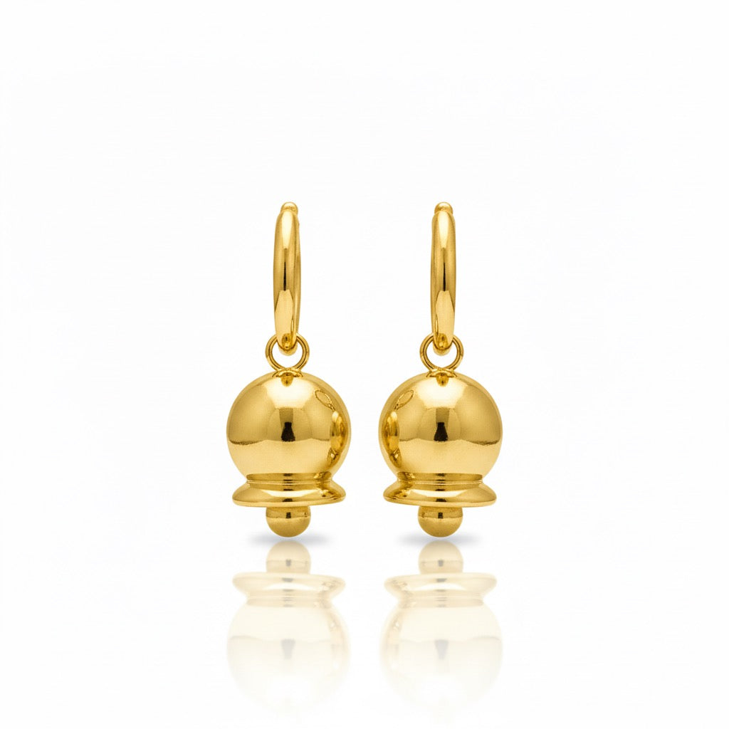 Orecchini Campanelle Sonaglio Oro