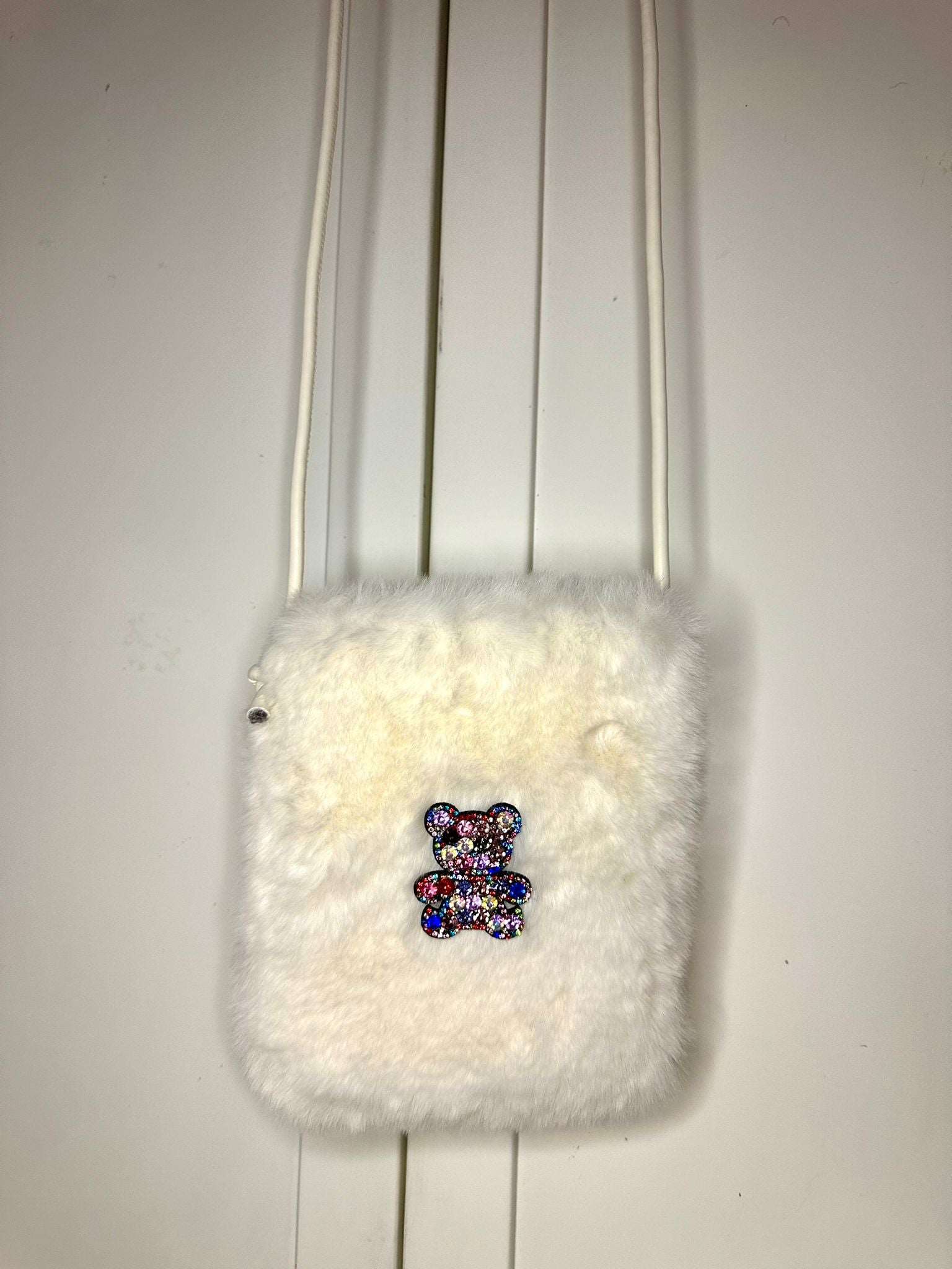 Borsa Peluche orsetto panna