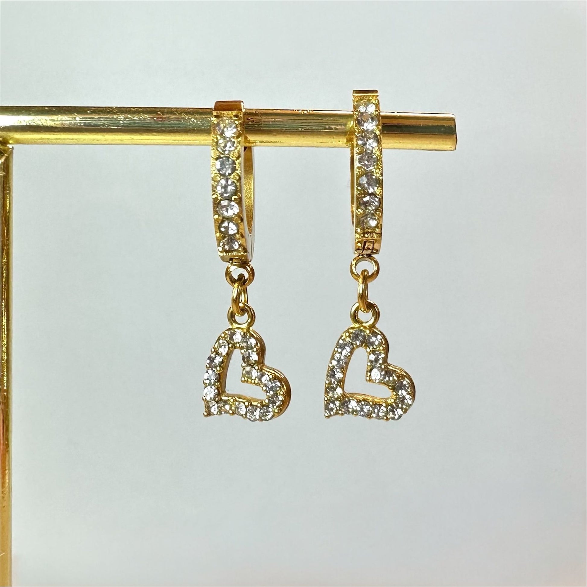 Orecchini Amour Zirconati Oro