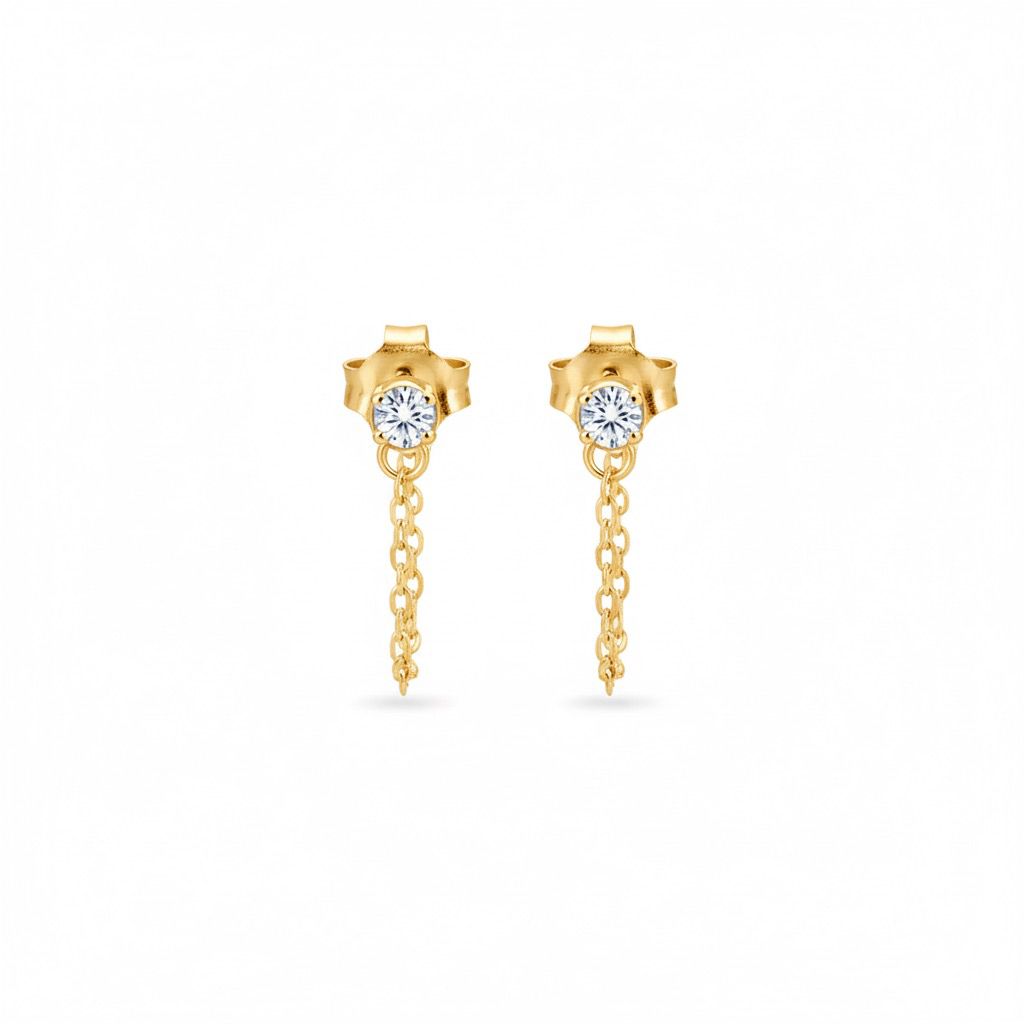 Orecchini Chain Punto Luce Oro