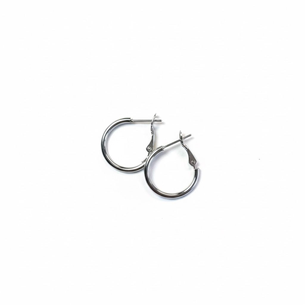 Orecchini Circle Mini Argento