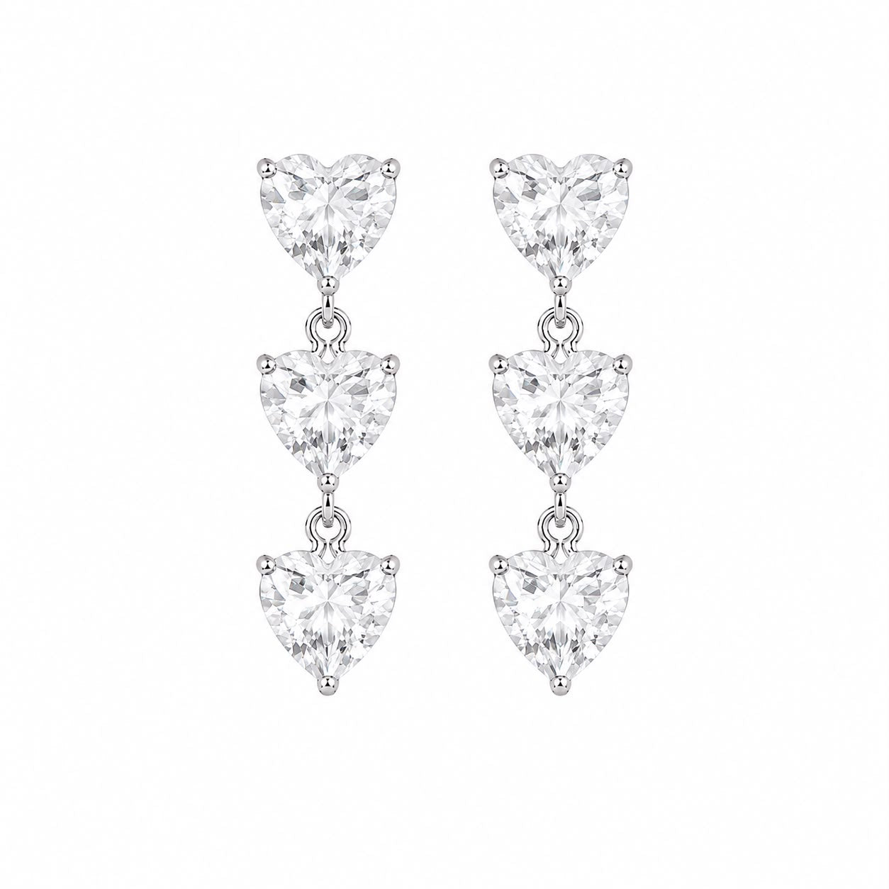 Orecchini Crystal Love Pendenti
