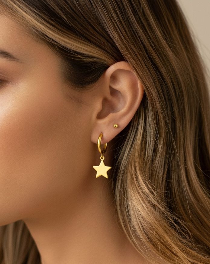 Orecchini Star Oro