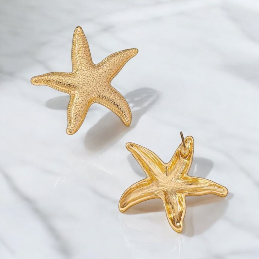 Orecchini Stella Marina Oro