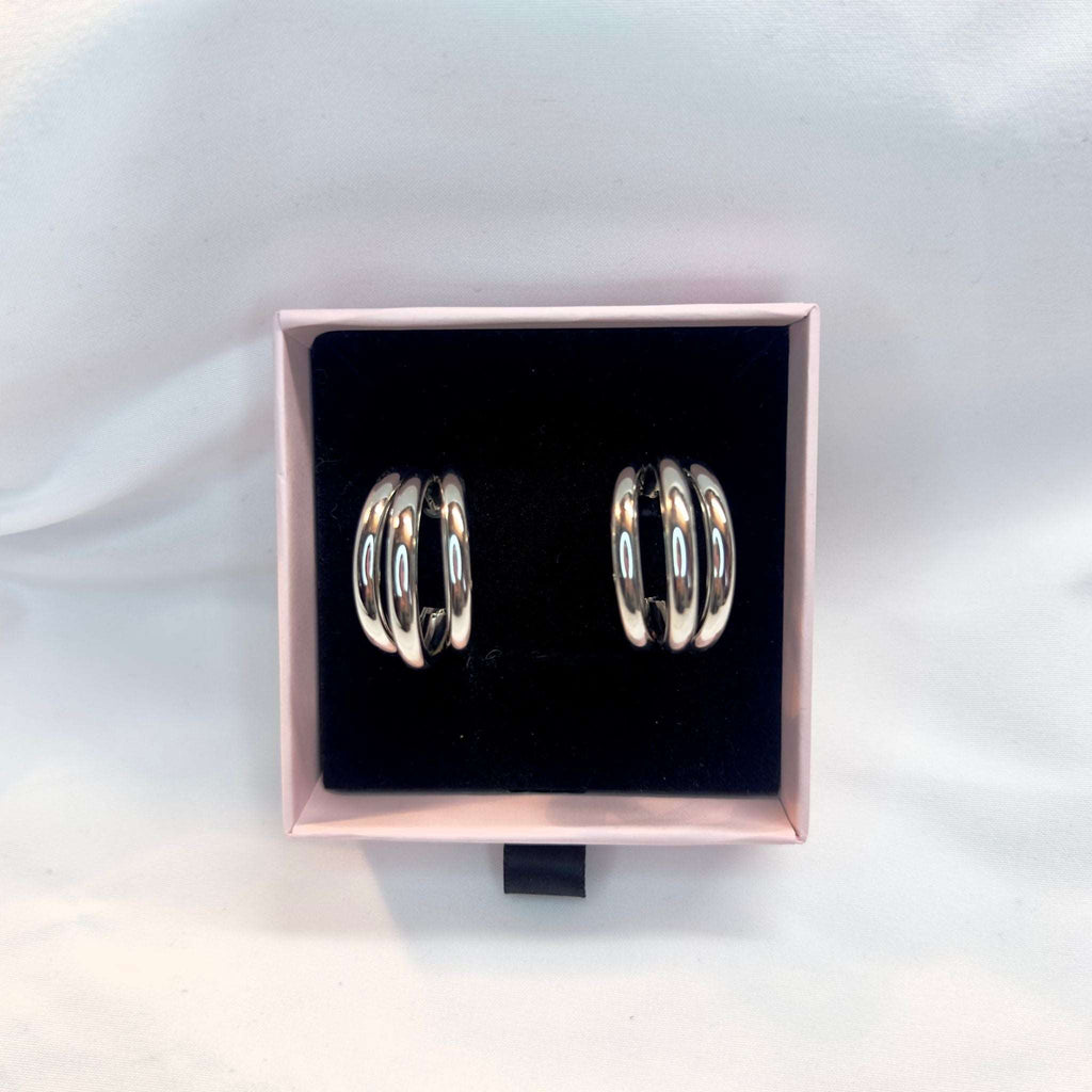 Orecchini Triple argento