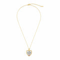 White Heart Necklace