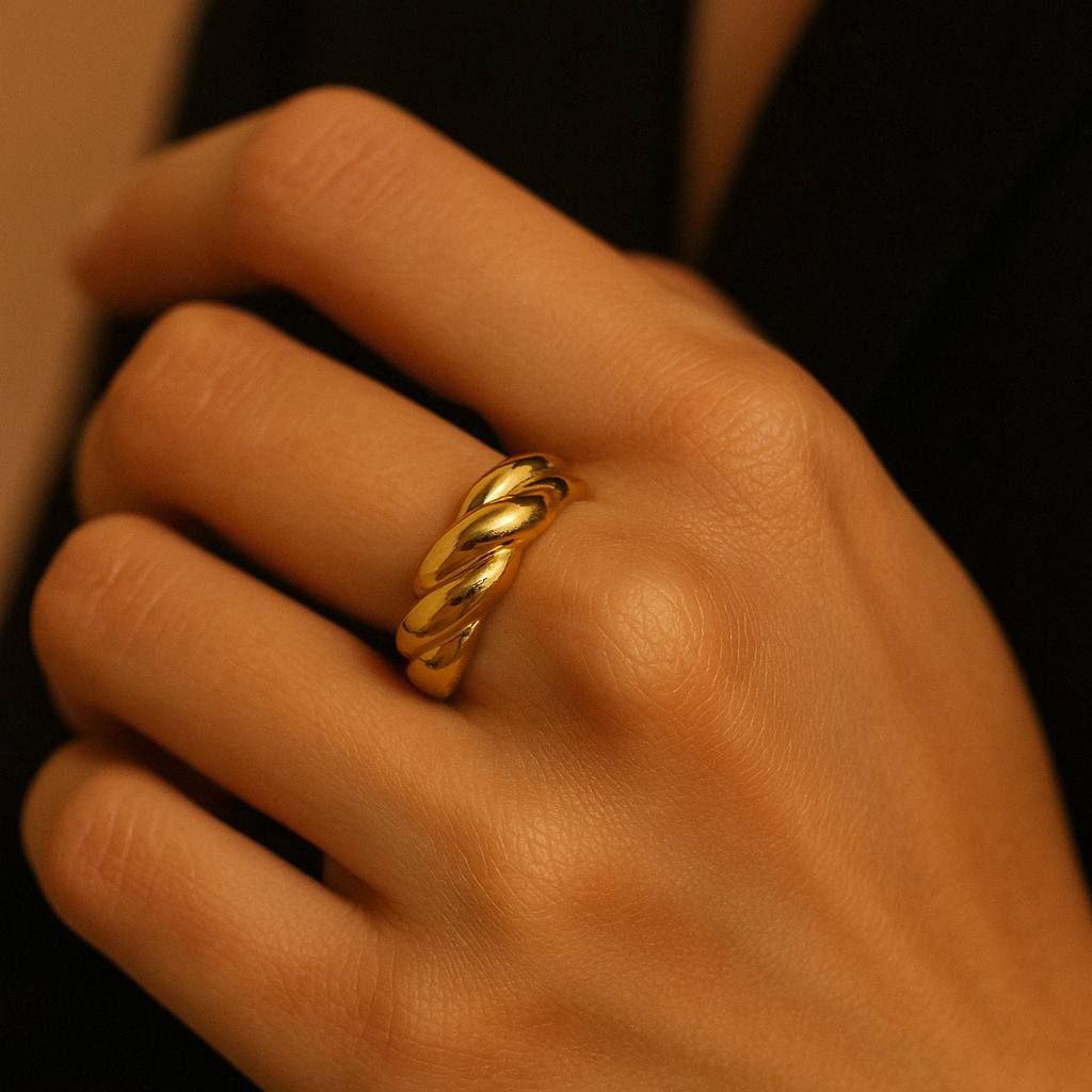 Gold Snake ring
