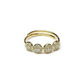 Goldener Herzring