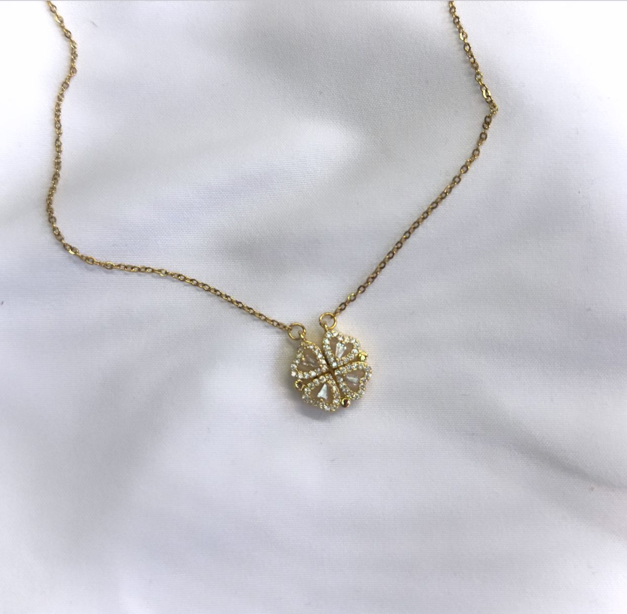 Collana Quadrifoglio Oro