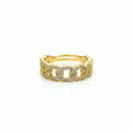 Goldener Herzring
