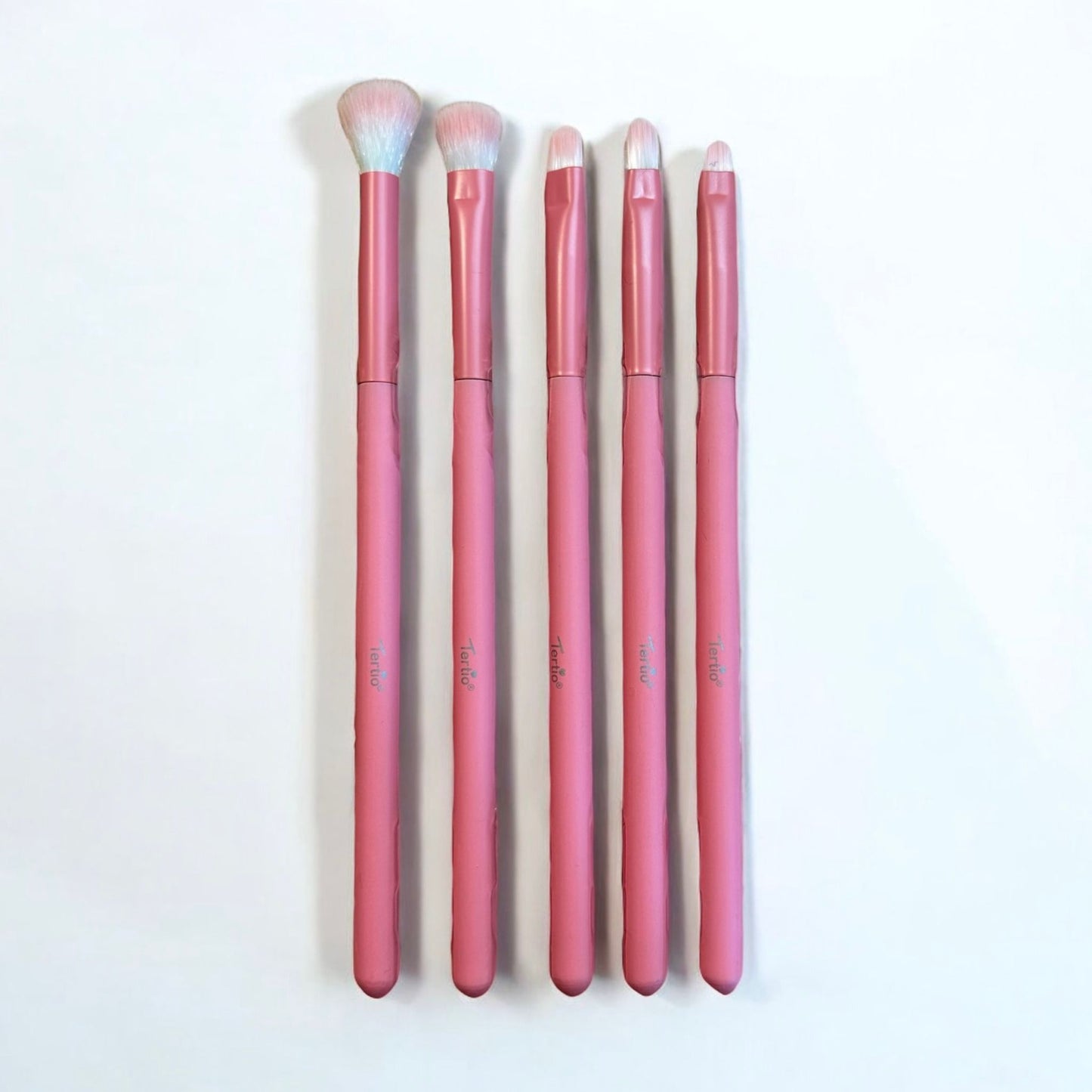 Set 5 pennelli trucco rosa