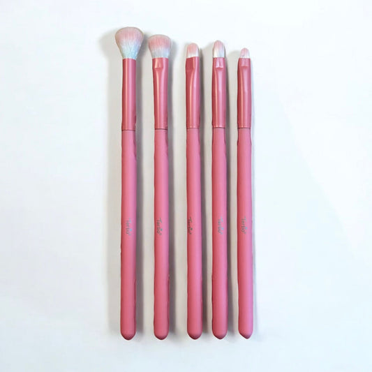 Set 5 pennelli trucco rosa