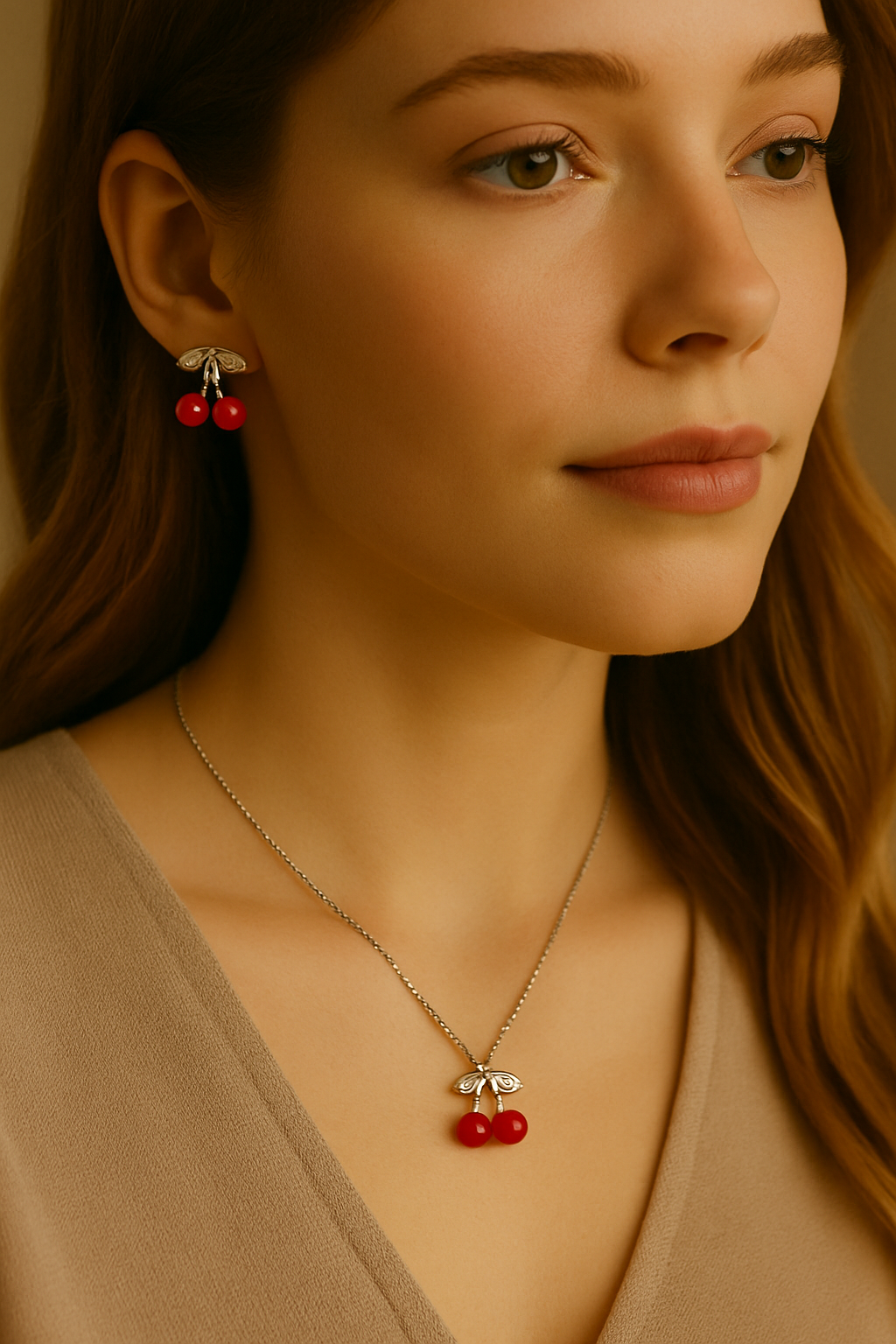Set Cherry Argento