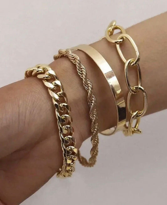 Set Bracciali Gold