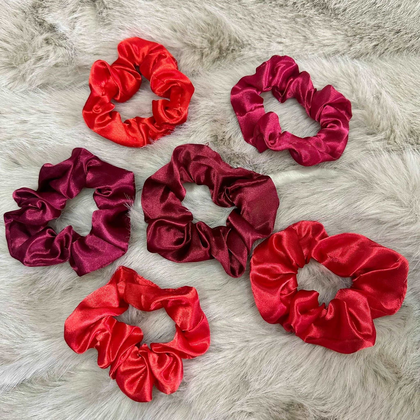 Set Scrunchies Rosso