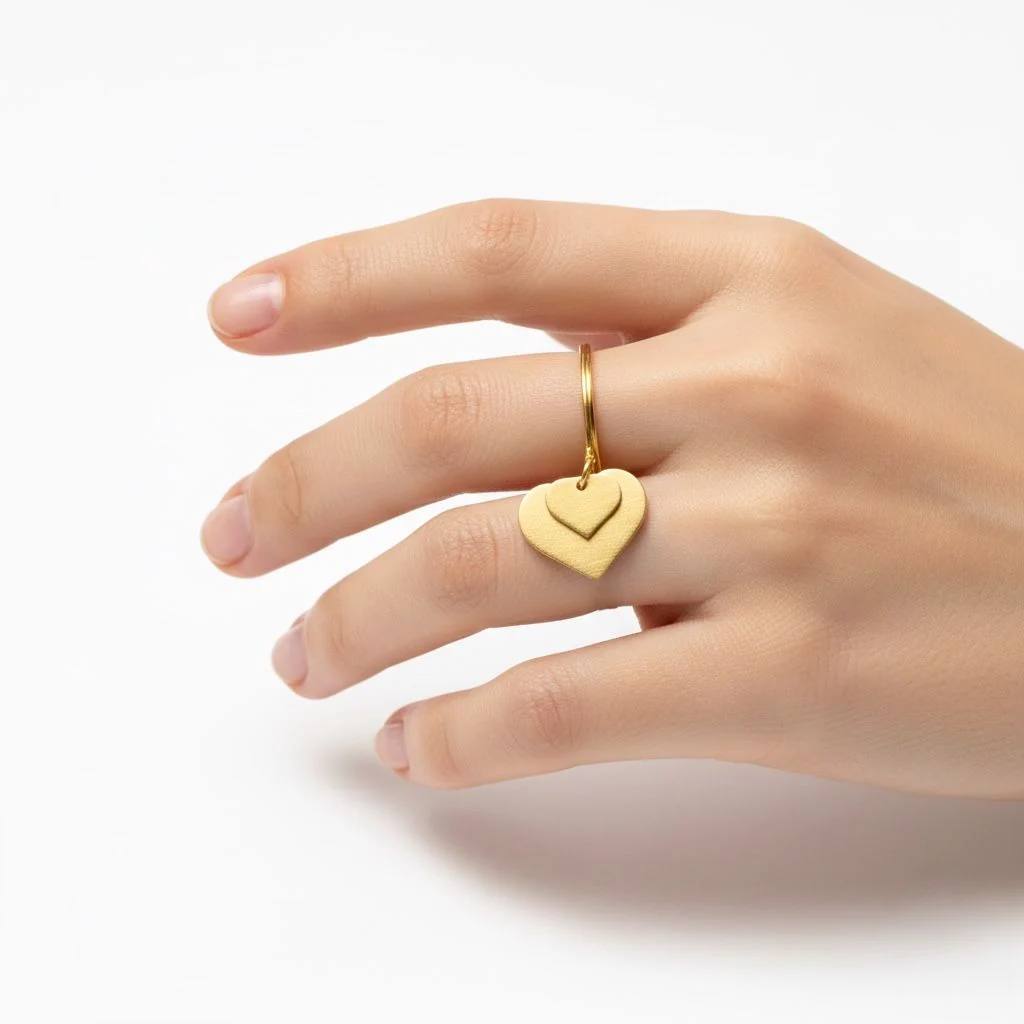Anello Small Heart Pendente