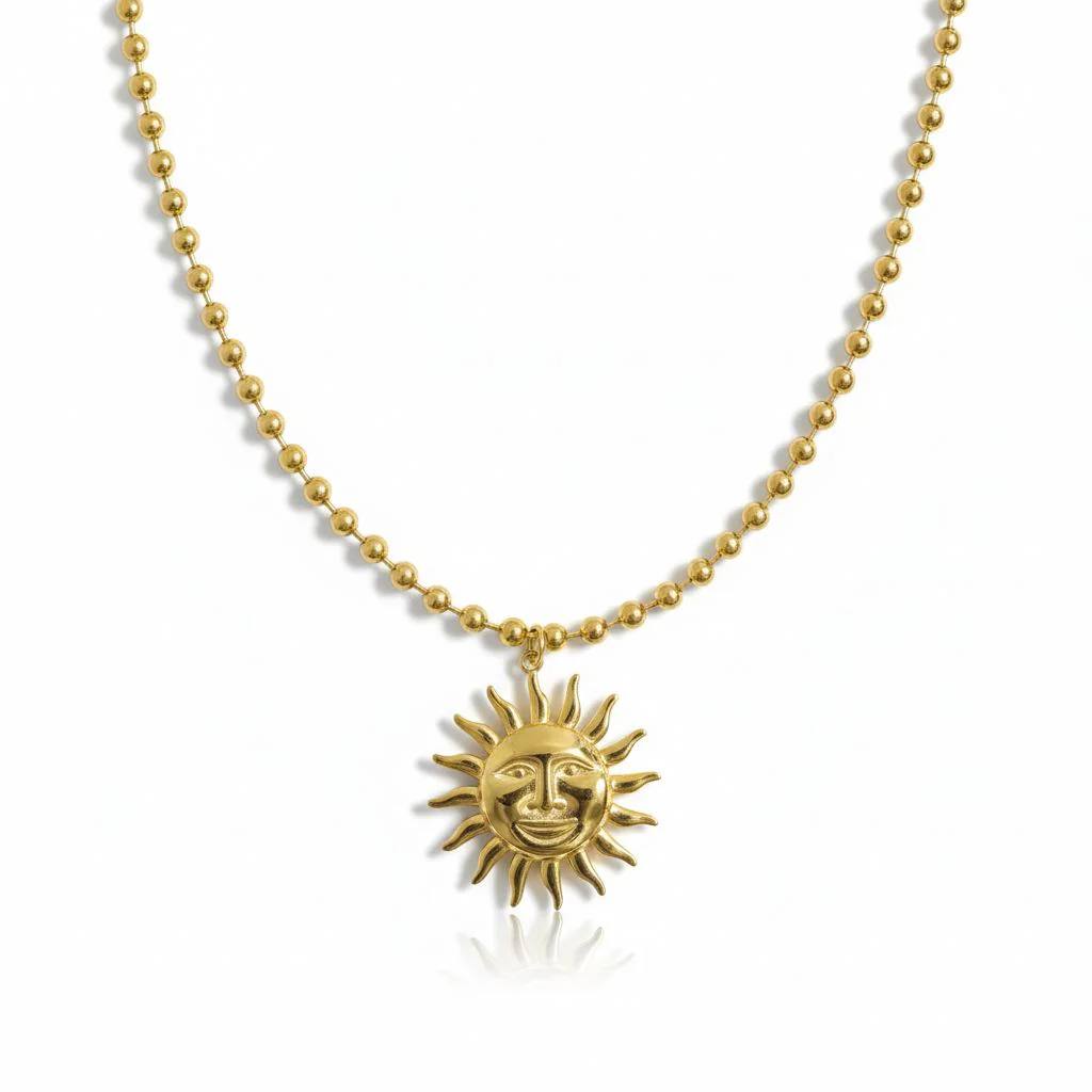 White Heart Necklace