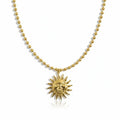 White Heart Necklace