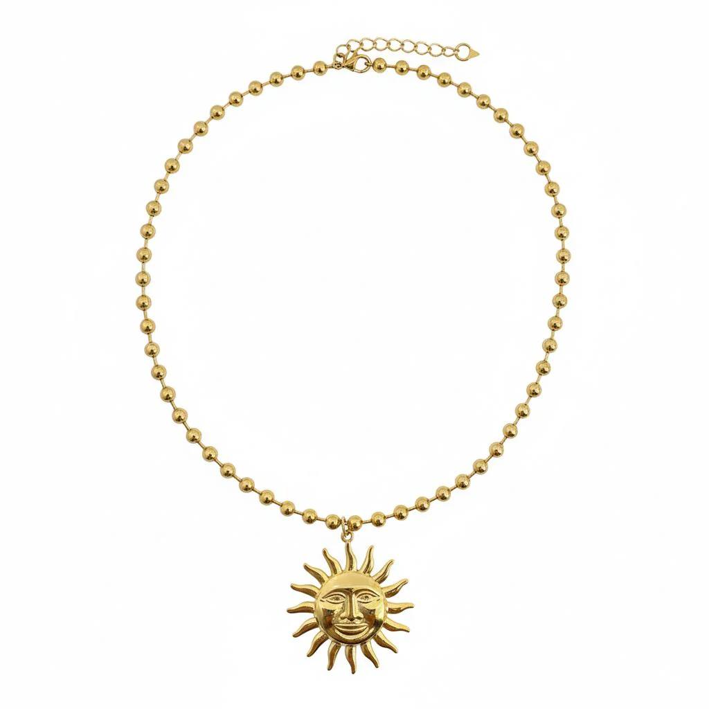 White Heart Necklace