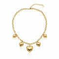 White Heart Necklace