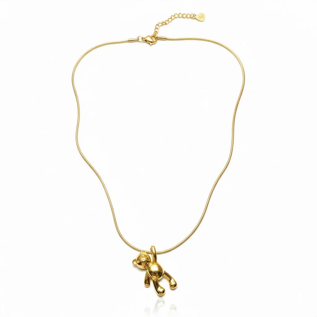 White Heart Necklace