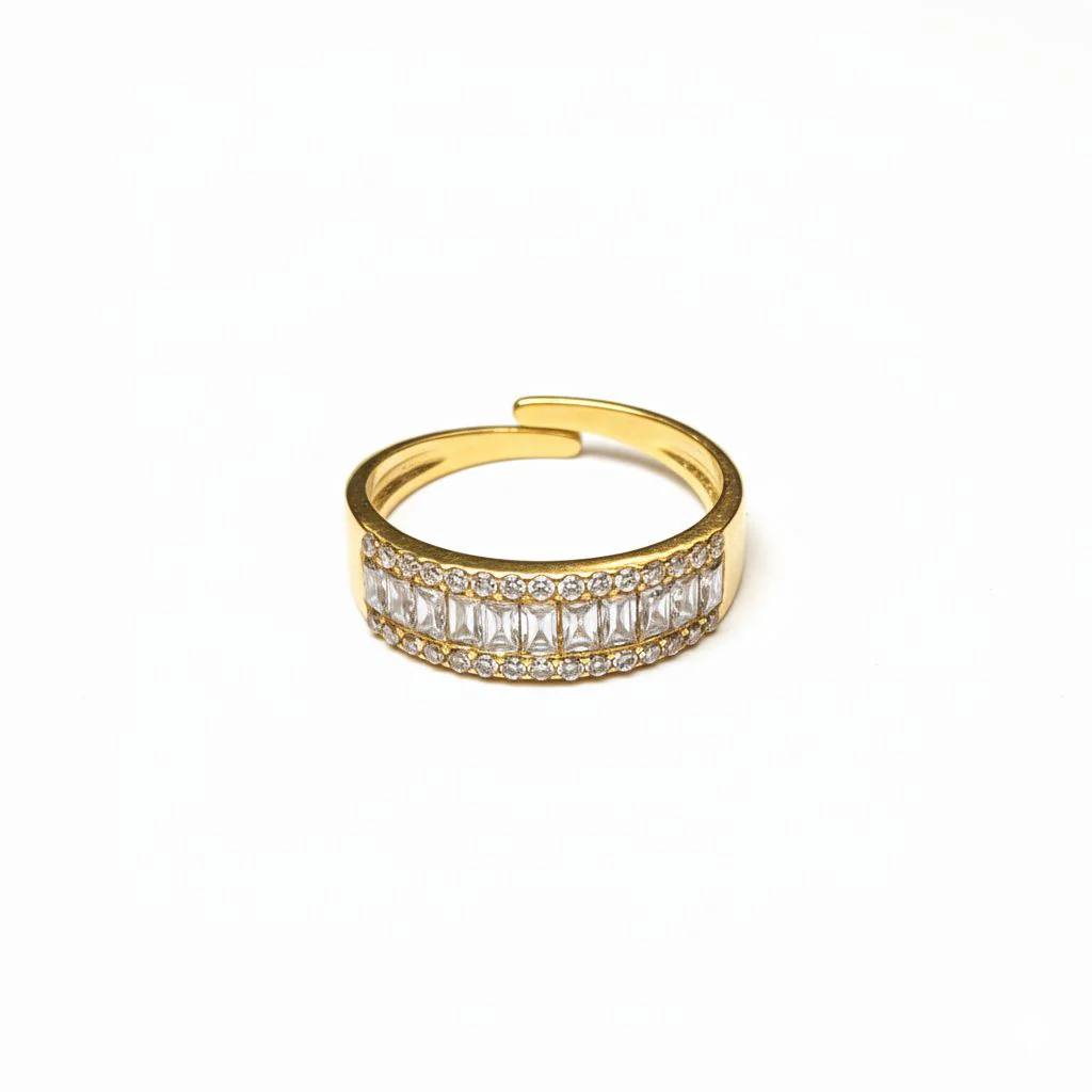 Goldener Herzring