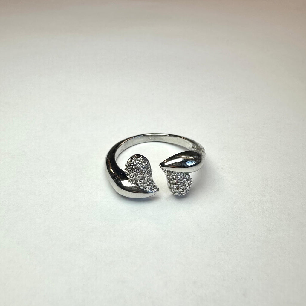 Anello Couple Zirconato Argento