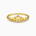 Anello Corona Zirconato