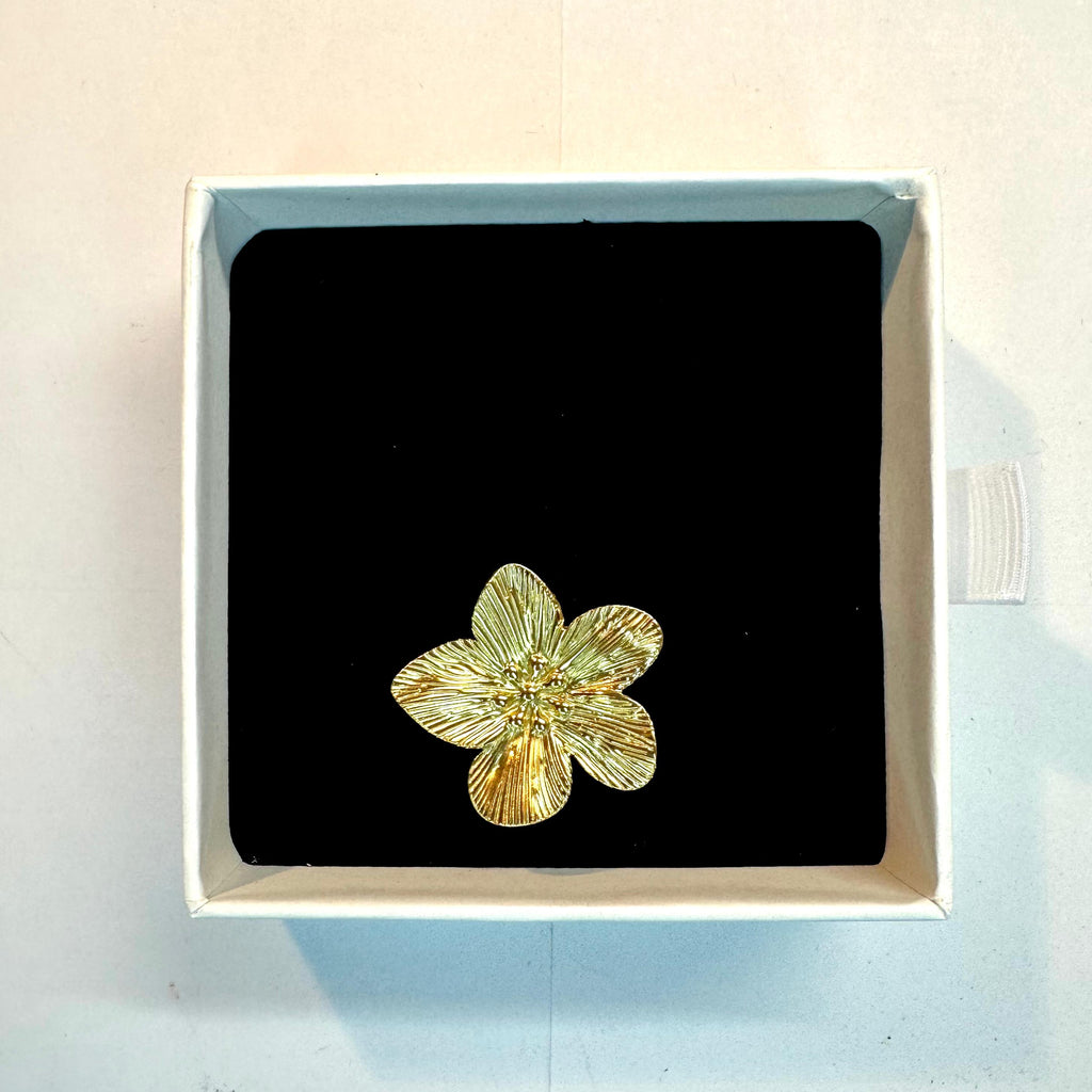Blumen-Goldring