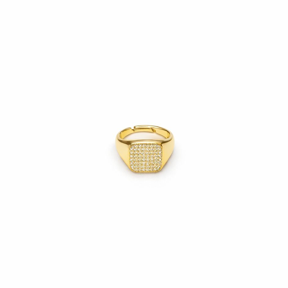 Goldener Herzring