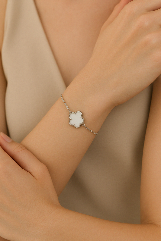 Bracciale Fiore Bianco
