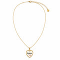 White Heart Necklace
