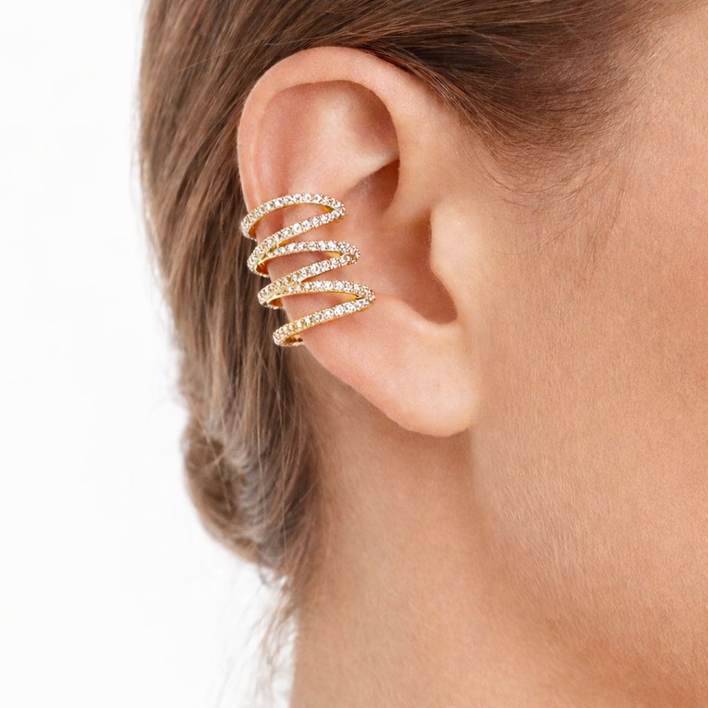 EarCuff Twist Zirconato