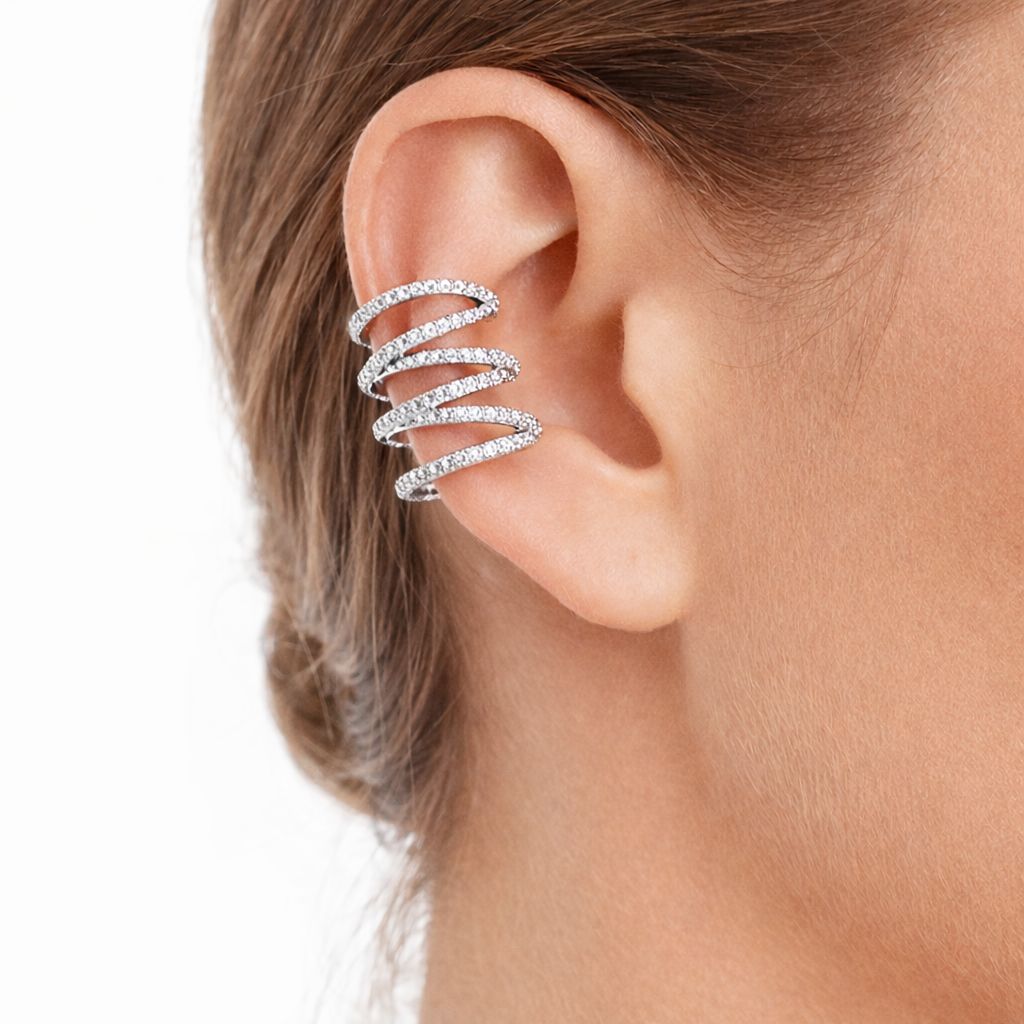 EarCuff Twist Zirconato