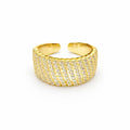 Anello Fascia Zirconata