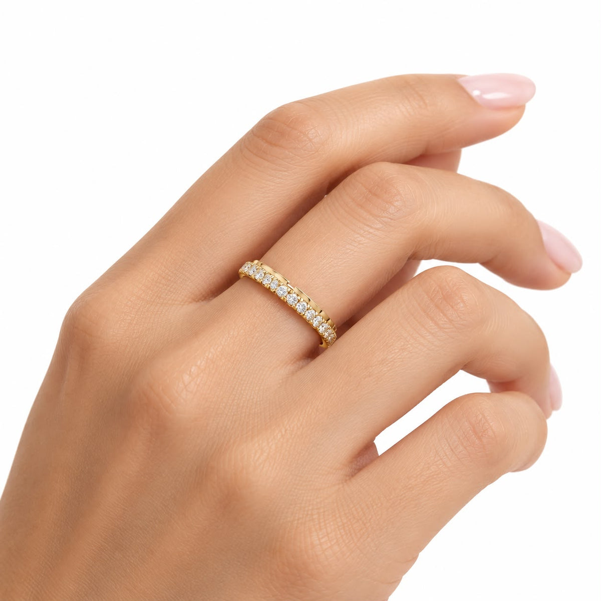 Anello Fedina Zirconata