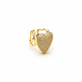 Goldener Herzring